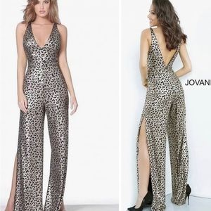 Jovani Cheetah Romper